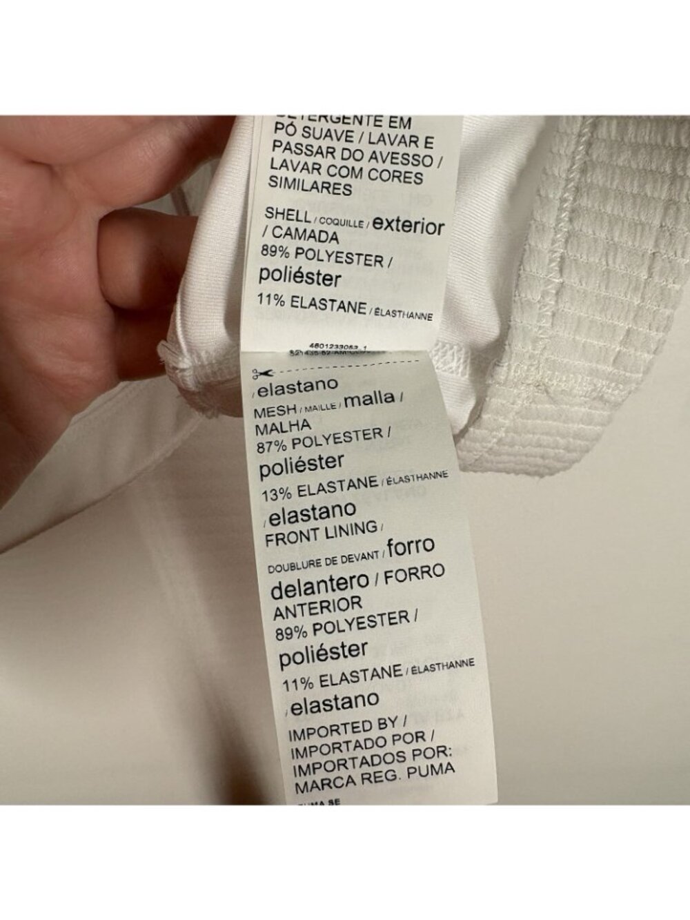 Puma Women XXL White Mid Impact 4Keeps Racerback Sports Bra NWT - Picture 14 of 16